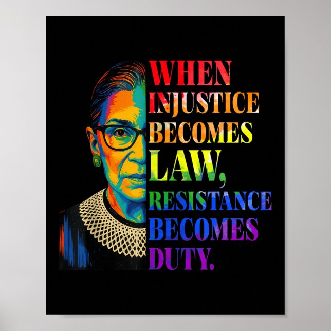 Wenn Ungerechtigkeit Rechtswiderstand wird zur Pfl Poster (Vorne)