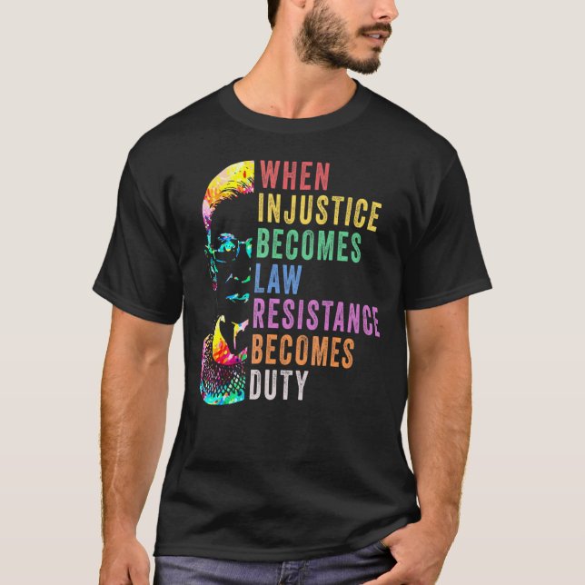 Wenn Ungerechtigkeit Rechtswiderstand wird zur Pfl T-Shirt (Vorderseite)