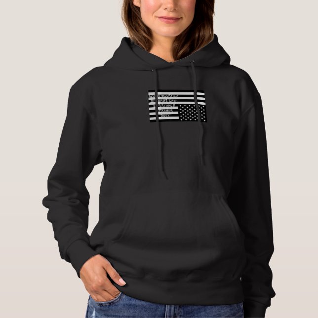Wenn Ungerechtigkeit zum Gesetz wird, wird Widerst Hoodie (Vorderseite)