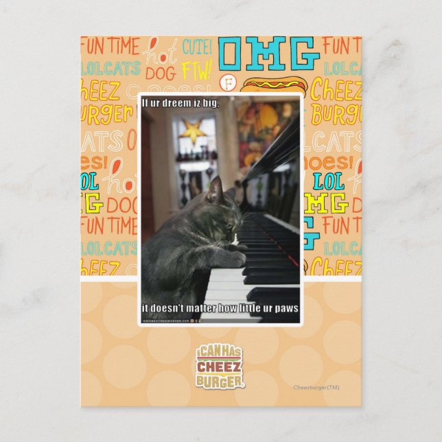 Wenn unser Traum groß ist Postkarte (Vorderseite)