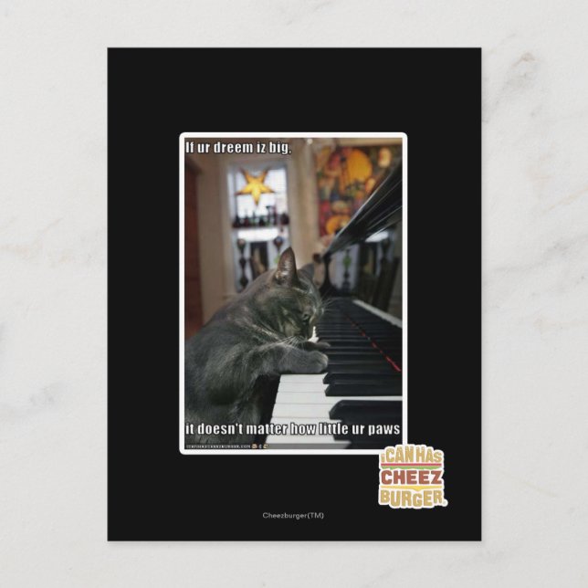 Wenn unser Traum groß ist Postkarte (Vorderseite)