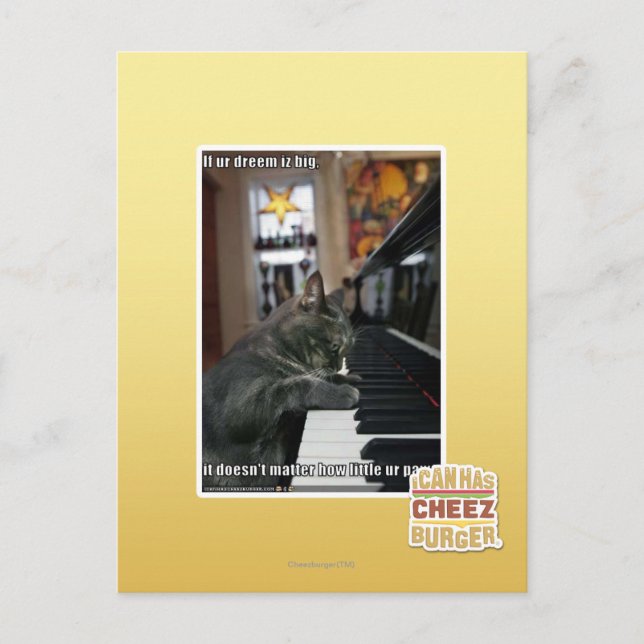 Wenn unser Traum groß ist Postkarte (Vorderseite)