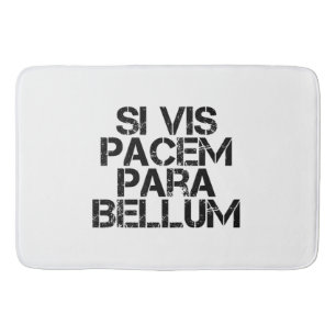 wenn vis pacem para bellum badematte