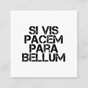 wenn vis pacem para bellum begleitkarte