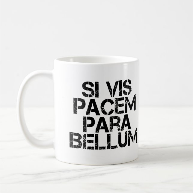 wenn vis pacem para bellum kaffeetasse (Links)