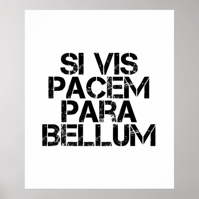 wenn vis pacem para bellum poster (Vorne)