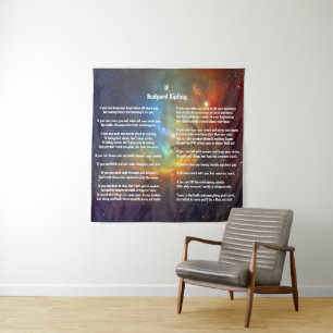 Wenn von Rudyard Kipling Wandteppich