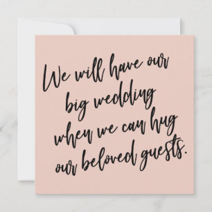 Wenn wir den Blush, der auf die Hochzeitskarte ver Einladung