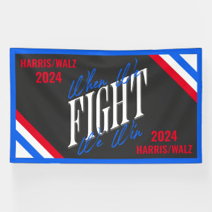 Wenn wir kämpfen gewinnen banner