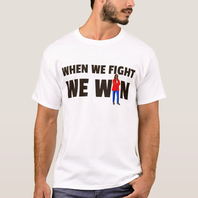 Wenn wir kämpfen gewinnen wir Harris Men-T - Shirt (Vorderseite)