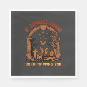 Wenn Zombies uns jagen, stolpere ich über Friedhof Serviette