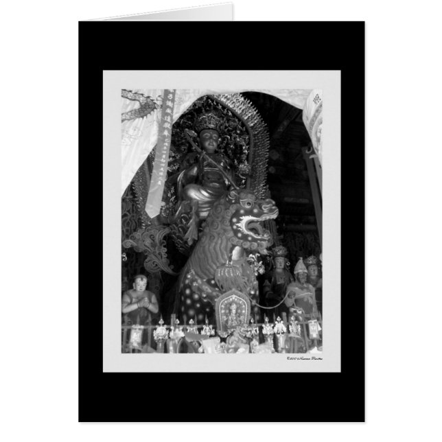 Wenshu auf der Suanni-Karte (Vorne)