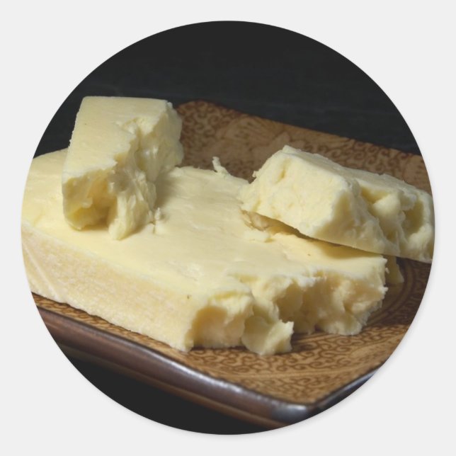 Wensleydale Cheese Runder Aufkleber (Vorderseite)