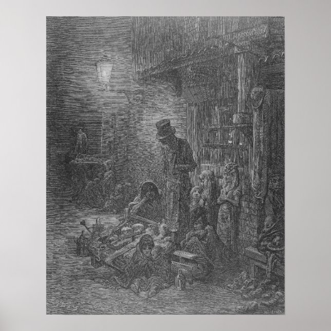 Wentworth Street, Whitechapel, aus "London Poster (Vorne)