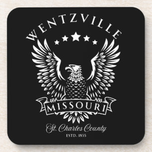 Wentzville St. Charles Landkreis Missouri Vintag Getränkeuntersetzer