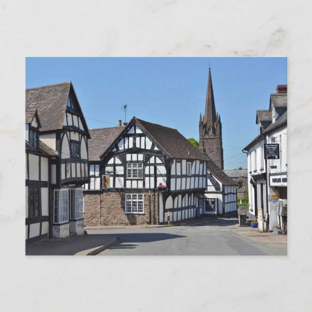 Weobley Postkarte (Vorderseite)