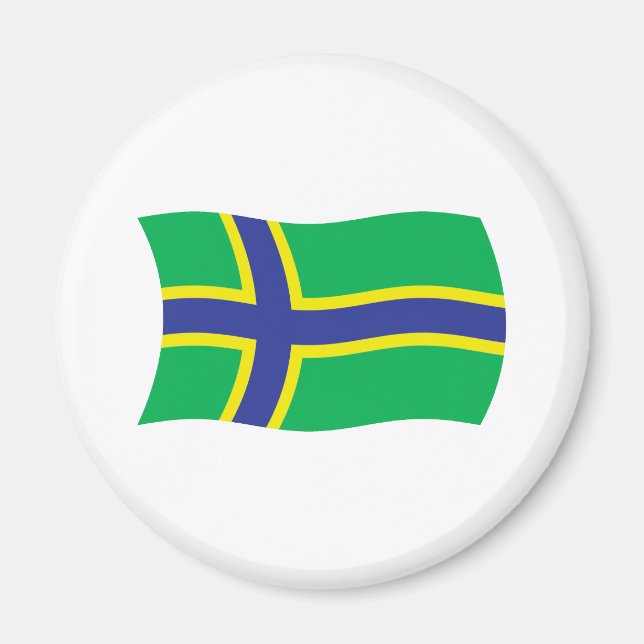 Wepsen-Flaggenmagnet Magnet (Vorne)