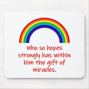 Wer also so stark hofft mousepad