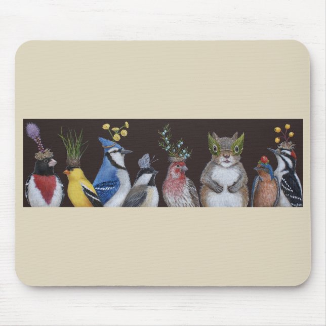 Wer aß alle Party-Snacks? Mousepad (Vorne)