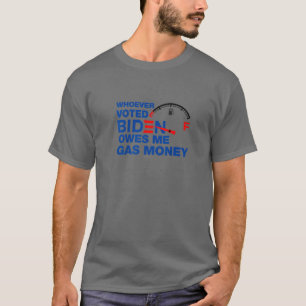 Wer auch immer Biden wählt, verdankt mir Gasgeld T-Shirt
