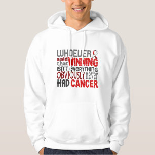 Wer auch immer sagte Mundkrebs Hoodie
