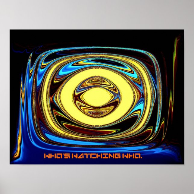 Wer beobachtet Wer. Poster (Vorne)