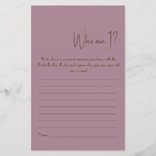 Wer bin ich? Showspiel-Flyer Flyer