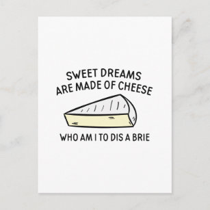 Wer bin ich, um eine Brie zu tanzen? Postkarte