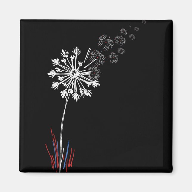Wer braucht Fingerfeuerwerk  Magnet (Vorne)