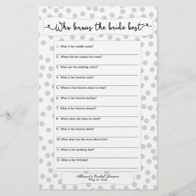 Wer Braut kennt, sagte er, sie sagte grau weiß 398 (Vorderseite)