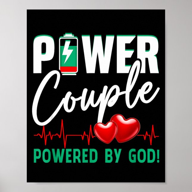 Wer Couple Wered-by God Christian Couples Valentin Poster (Vorne)