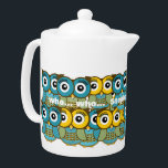 Wer das ist, der das Eule-Muster Niedlich hat<br><div class="desc">Wer (geben Sie Ihren Namen) Das ist Wer Moderne Niedliche Owl Pattern Pitcher</div>