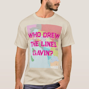 Wer das Lines Teirt Gezeichnet hat T-Shirt