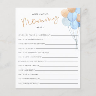 Wer das Mama Best Baby Shower Game kennt