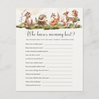 Wer das Mama Best Baby Shower Game kennt