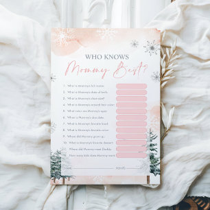 Wer das Mama Best Baby Shower Game kennt