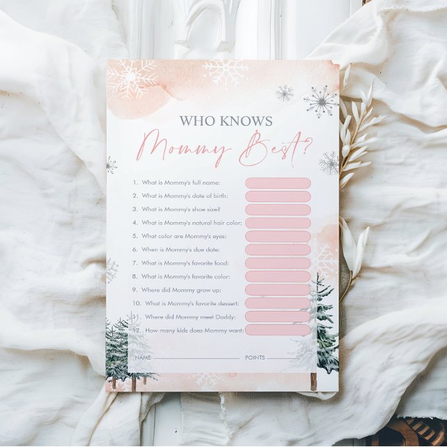 Wer das Mama Best Baby Shower Game kennt (Von Creator hochgeladen)