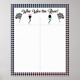 Wer den Race Sperm gewonnen hat, hat Ihre Stimme a Poster