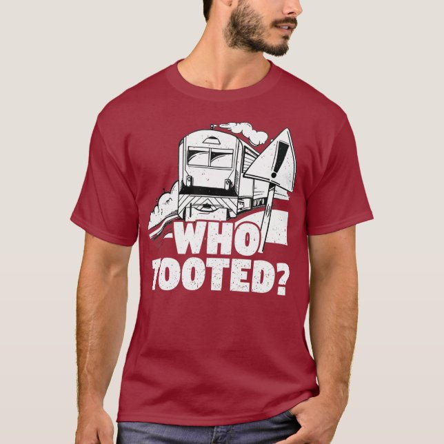 Wer den Zugführer getobt hat T-Shirt (Vorderseite)