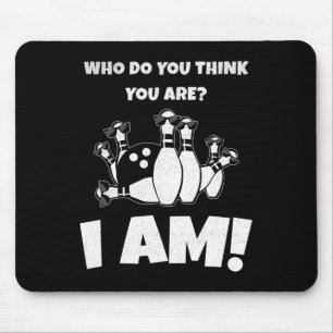 Wer denkst du, du bist, ich bin ein lustiger Vinta Mousepad