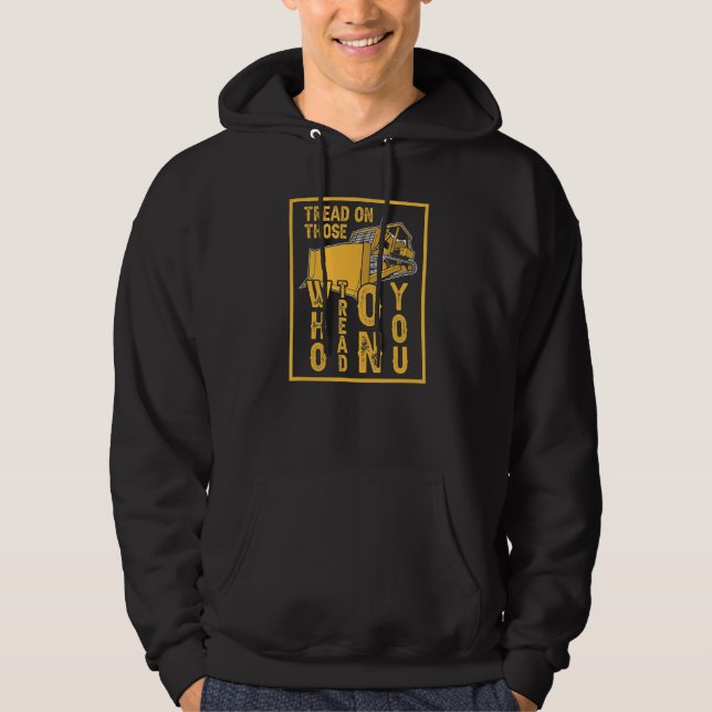 Wer dich betritt hoodie (Vorderseite)