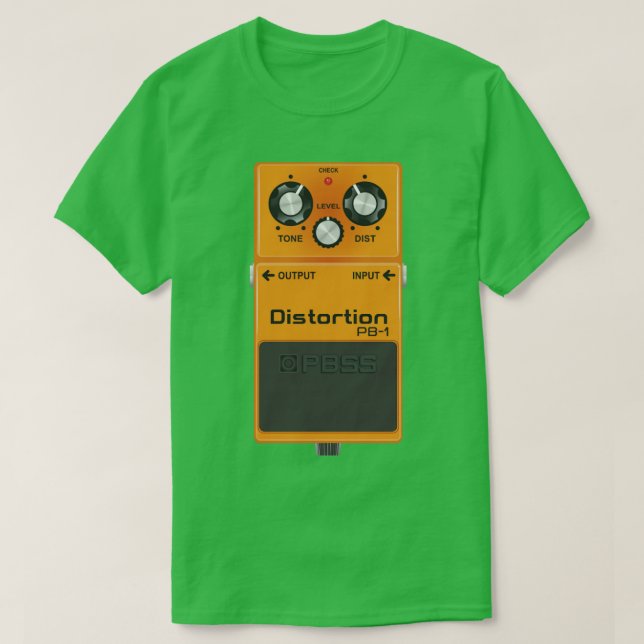 Wer die Boss-Verzerrung hat T-Shirt (Design vorne)