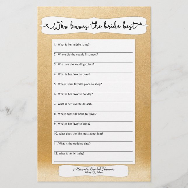 Wer die Braut am besten kennt, sagte er 3982 (Vorderseite)