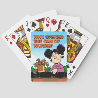 Wer die Dose von Würmern öffnete Spielkarten