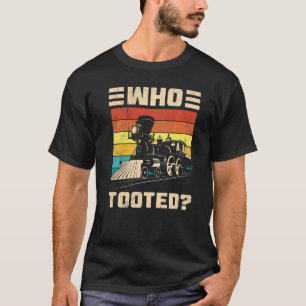 Wer die sonnige Eisenbahn für Männer-Frauen gefahr T-Shirt