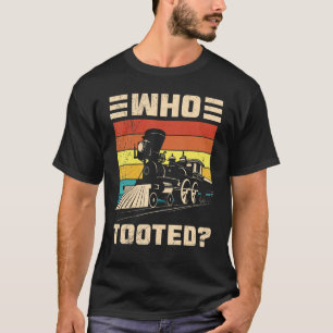Wer die sonnige Eisenbahn für Männer-Frauen gefahr T-Shirt