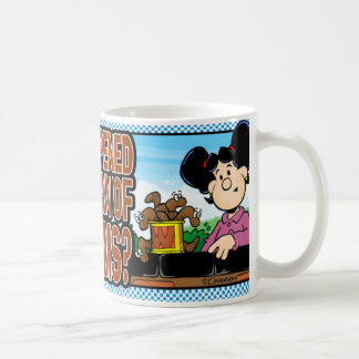 Wer die Würfel öffnete Tasse