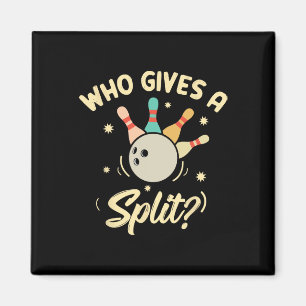 Wer ein gespaltenes lustiges Bowling-Spiel gibt Magnet