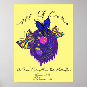 Wer eine gute Arbeit begonnen hat, wird sie beende Poster