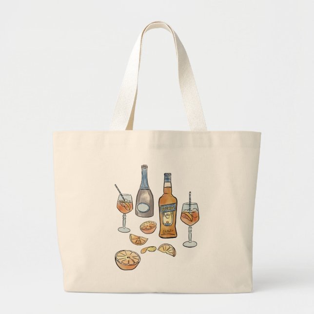 Wer eine Spritz-Tasche-Tasche will Jumbo Stoffbeutel (Vorne)